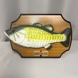 Big Mouth Billy Bass Motion-Activated Singing Fish Wall Mount Novelty UNTESTED